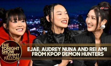 HUNTR/X 3 สาวศิลปินตัวจริงโชว์ไฮโน้ต “Golden” ในรายการ Jimmy Fallon